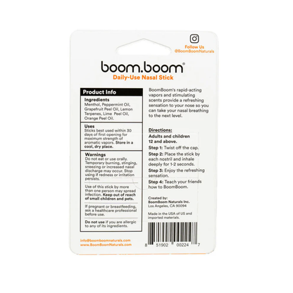 AirBoost - Stick Nasal Revitalisant